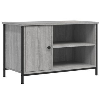 Mueble Para Tv Madera Contrachapada Gris Sonoma 80x40x50 Cm Vidaxl