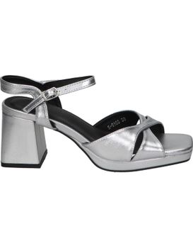 Sandalias De Tacón Para Mujer Buonarotti S-5103 Plata 39