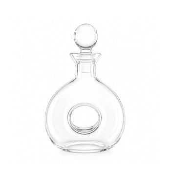 Jarra de whisky en vidrio con agujero 19x27.5cm