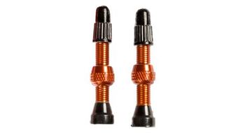 Par de valvulas presta universales stan s notubes 35mm naranja