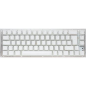 Ducky One 3 SF 65 Aura White Teclado Mecánico Gaming Switch MX Red RGB PBT Blanco