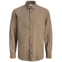 jack  jones camisa manga larga 12289174 summer linen-falcon para hombre
