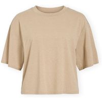 vila camiseta t-shirt luxi - birch para mujer