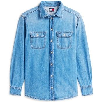 Tommy Jeans Camisa Reg Wstrn Denim Shir para mujer