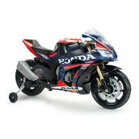 moto electrica nino honda competicion 12v azul litio 3 anos