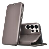 cool funda flip cover elegance plata para samsung galaxy s25 ultra