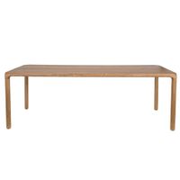 mesa de comedor de fresno natural l220