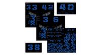 kit de adhesivos azules para horquillas y amortiguadores fox racing shox