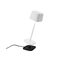 lampara de mesa led recargable y regulable zafferano ofelia pro white - 2200-2700-3000k - potencia maxima 9h