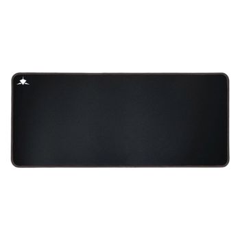 Alfombrilla para ratón White Shark BLACK KNIGHT XL Negro Textil Caucho Base Antiderrapante