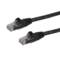 3m black snagless cat6 utp patch cable