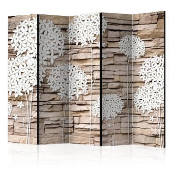 Biombo - Flowers On The Stone Ii (225x172 Cm)