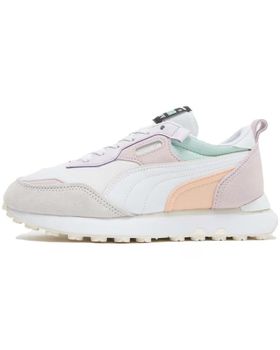 de PUMA 387672-08 RIDER FUTURE VINTAGE PUMA WHITE-LAVENDER FOG