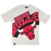camiseta chicago bulls new era nba large wordmark oversized