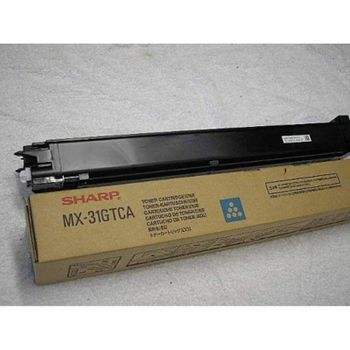 Cartucho de Tóner Sharp MX-31GTCA Cian Original 15000 páginas