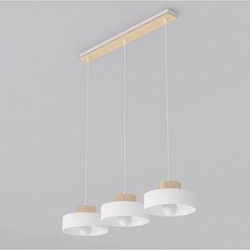 Lámpara colgante laba blanco (3 luces)