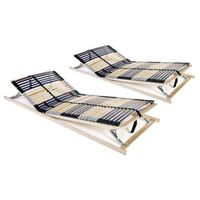 cama individual  cama para adultos  somieres de laminas con 42 listones 7 zonas 2 uds 70x200 cm cfw795291