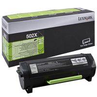 lexmark 502x original black extra high capacity return program toner cartridge 50f2x00