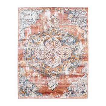 Alfombra Herbella rojo 120x170 cm