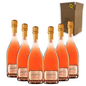 Celler Kripta Franc Trepat Rosado Brut Reserva - Pack 6 Botellas 75 Cl - 0,0% Vol.