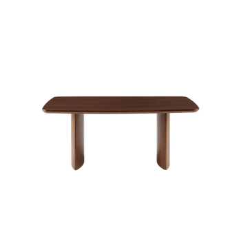 Mesa De Comedor Rectangular Erin Madera Oscura