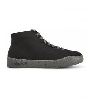 Camper para mujer. K400374-009 Zapatillas Peu Touring negro, gris (41), Plano, Cremallera, Casual, Poliéster reciclado