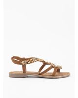 de keslem sandalias en color para cuero