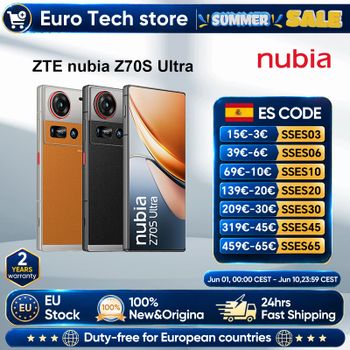 Nubia z70s ultra Photographer Edition 5G Smartphone Snapdragon 8 Elite Pantalla HD de 6,85 