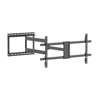 aisens soporte pro giratorio inclinable y nivelable para monitor tv 50kg de 43 80 negro