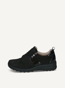 CAPRICE Low shoes, black, made of Leather, Size 41