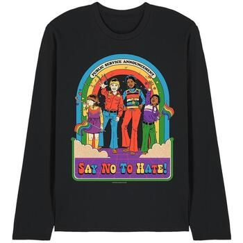 Steven Rhodes Camiseta manga larga Say No To Hate para hombre