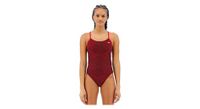 traje de bano de 1 pieza para mujer tyr  p   strong lapped cut  strong   p outfit rojo