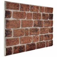 paneles de pared 10 uds 100 x 50 cm ladrillo marron espuma eps vidaxl