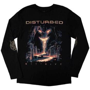 Disturbed Camiseta manga larga European Tour '23 Divisive para hombre
