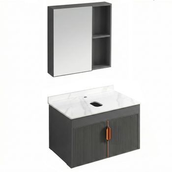 Conjunto De Muebles De Baño Con Encimera Top Aa147 Modo Grey 60cm