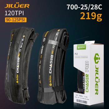 Neumáticos plegables para bicicleta de carretera JILUER 700x28C, neumáticos de carrera ultraligeros, baja resistencia al rodamiento, 120TPI para velocidad y rendimiento