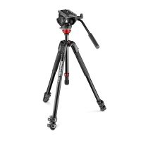 manfrotto mvk500190xv tripode de aluminio para video con rotula fluida