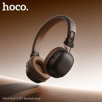 hoco w64 auriculares por encima de la oreja bluetooth 54 auriculares grandes inalambricos orejeras de cuero auriculares deportivos de musica plegables con microfono