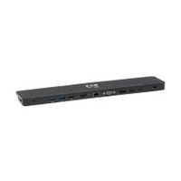 tripp lite u442-dock7d-b estacian de conexian usb c pantalla triple - 4k hdmi y dp vga usb 32 gen 1 hub usb a y usb c gbe carga pd de 100w negro