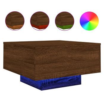 Mesa De Centro 55x55x31 Cm Madera - Marrón
