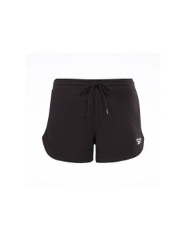 Pantalón Reebok Identity French Terry Short Mujer Negro