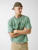 camiseta de corte boxy con estampado
