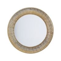 espejo de pared dorado 51 x 141 cm marco sintetico moderno estilo glam salon dormitorio channay