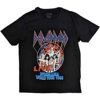 def leppard tops y camisetas pyro world tour para mujer