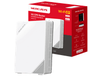 router - mercusys mb520-5g wifi 6 2402 mbps ranura nano sim puerto lanwan 25g hasta 256 dispositivos compatible con easymesh y volte blanco