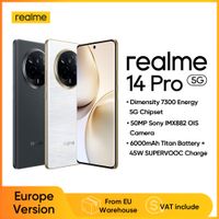 realme 14 pro 5g version europea camara sony imx882 de 50mp con ois bateria de 7300mah pantalla curva vision de 120hz ip69