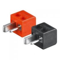 goobay conectores para altavoz por tornillo multicolor