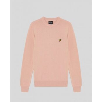 Lyle & Scott Jersey KN2136V COTTON CREW-Y120 PINK GRAPEFRUIT para hombre