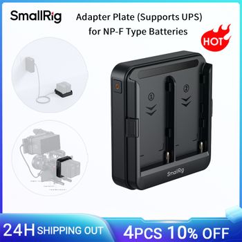 Placa Adaptadora SmallRig para Baterías Tipo NP-F, Compatible con UPS para Accesorios NP-F550 / 570 / 750 / 770 con Interfaz V-mount -5536