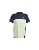 camiseta adidas 3 bnadas infantil azul